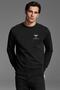DJ Tiesto Printed Black Men's Knitted Sweatshirt Long Sleeve