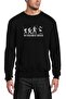 Pubg Evolution Printed Black Men's Knitted Sweatshirt Long Sleeve