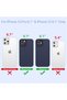 iPhone 12 Pro Case Launch Velvet Soft Textured Liquid Silicone Dark Blue - 2