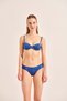 Kadın Mavi Balenlı Bikini Üstü - 4