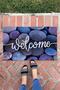 Welcome Stone Indoor and Outdoor Decorative Multi-Purpose Door Mat
