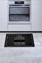 Black My Kitchen Indoor and Outdoor Decorative Door Mat - 3