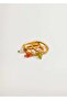 Women's Gold Yellow Metal Ring Set