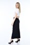 Women's Navy Blue Long Pencil Skirt - 8