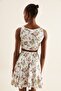 Women's White Floral Crop Blouse - 4