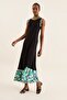 Women's Black Maxi Dress - 4