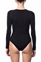2946 Long Sleeve Crew Neck Bodysuit - 2