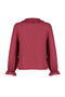 Bordo Bebe Yaka Ponpon Detaylı Regular Normal Kalıp Dokuma Gömlek TWOAW21GO0717 - 11