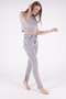 Leg Slit Detailed High Waisted and Pocketed Regular/Basic Jean Women's Jeans Light Grey Snow - 4
