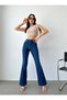 Penolope Women's Women's High Waist Lycra Flare Spanish Jean-Dark Blue 2024