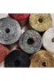 Leather Look Metallic Combed Cotton Rope Bag Case Handmade Rope Pes, Leather Rope Metallic Rope - 7