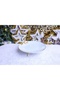 Gilded Porcelain Presentation Holder with Metal Legs