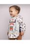 Unisex Baby Deer Pattern Wearable Long Sleeve Liquid-Proof Activity Hobby Food Bib - 2
