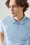 Regular Fit Normal Cut Polo Neck 100% Cotton T-Shirt - 5