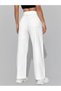 White High Waist Wide Leg Boyfriend Pants Palazzo jeans - 3