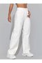 White High Waist Wide Leg Boyfriend Pants Palazzo jeans - 2