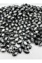 14x20mm Black Gray Tiger Eye, Zebra Almond Model Jewelry And Bag Making Bead (100gr,~50Pcs)