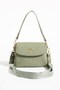 New Season Column Strap 4 Compartment Green Women's Shoulder Bag and Wallet Combination PBU217402 - 4
