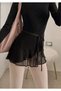 Adult Women's Rhythmic Figure Gymnastics Ballet Chiffon Tulle Training Skirt - 2