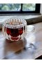 250ml Coffee and Presentation Cup - Heat Resistant Twisted Cup with Handles and Double Walls - 2