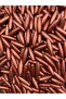 Red Burgundy Matte Metallic Large Barley Stick Model Beads, Jewelry, Bag Beads (100gr ~ 230 Pieces Beads) - 3