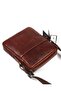 393 100% GENUINE LEATHER MAILMAN BAG HANDBAG CROSSBODY BAG TAN - 4