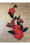 22x10 Cm Iron-on Glitter Embroidery Rose And Butterfly Applique Emblem Patch - 2