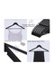 Black Wooden Look Hanger 50 Pieces Special Gold Hook Series - 3