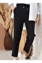 Carrot Skinny Leg Trousers with Elastic Waist Pockets