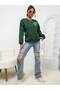 WOMEN'S HEART PRINT OVERSIZE ZERO COLLAR SWEATSHIRT DAXIS Sportwear Company - 2