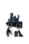 Wooden Cats Black and White Silhouette Wall Keychain - Hanger - 4