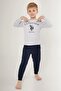 US POLO LICENSED BOY'S GARSON BOY PAJAMAS SET 1508 - 3