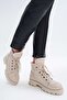 Women's Beige Boots & Booties 01BOY252160A310 - 5