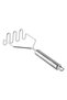 24 Cm Luxury Stainless Steel Potato Masher Convenient Practical Puree Maker Zigzag Tip - 3