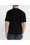 Men's Cotton Brand Logo Round Collar Black T-Shirt 3D1TC8 1JTKZ-0999 - 2