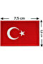 Türk Bayrağı Patch Kırmızı Nakış - 3
