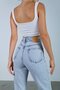 Rosse Snow Wash Lycra Mom Jean Trousers 2024 - 3
