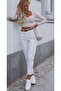 Lora Super White Mom Boyfriend Jeans High Waist Stretchy 2024