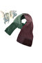 Hand Knitted Glitter Long Color Transition Scarf Nature