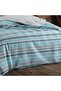 طقم غطاء لحاف فردي من Talisa Aqua - مبطن من البوبلين - 4