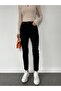 Women's High Waist Black Mom Jeans Lycra Jeans - 5