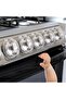 8 Pieces Non-Marking Non-Assembled Cooker and Oven Gas Button Closer Safety Cover Baby Safety - 8