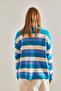 Women's Turquoise Turtleneck Knitwear Sweater Stk237 - 4