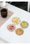 Animal Stone Coaster Round Set of 4 Brk0131 - 2
