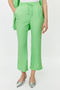 Green Internal Tie Linen Look Kimono-Trousers Woven Suit TCTSS23US00061 - 5