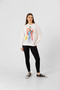Women's Printed Cotton Sweatshirt