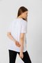 Women's White Printed Cotton T-Shirt - 4