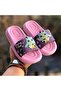 Girl's Pool Beach Slippers Owl Figured Non-Slip Sole Light Slippers - 3
