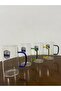 Heat Resistant 4-Piece 410 ml Glass Cup with Handle Colorful Handle 4 Pieces Glass Cup Home Office Cup - 5