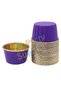Purple Gold Metallic Muffin Cake Mold 25 Pieces 50x39 - 4